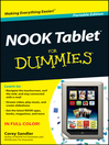 Cover image for NOOK Tablet For Dummies